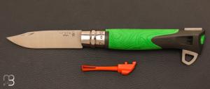 Opinel N°12 Explore "Tick Remover" Knife - Green