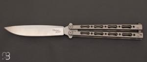 Hidden Angel Drop Point balisong knife by Cold Steel