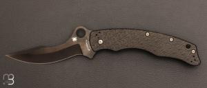 "Laci Szabo" carbon fiber knife and CPM-S30V blade by Spyderco - C146CFBBKP