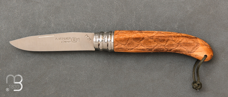 Alpage Wild Python Olive wood pocket knife