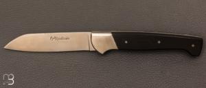 "Aquitain" Ebony  knife with bolsters