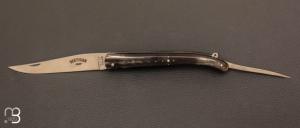"Aveyronnais Berthier" 13cm pocket knife -  2 pieces - horn