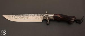 "Large Fighter" ironwood fixed knife by Roman Stoklasa