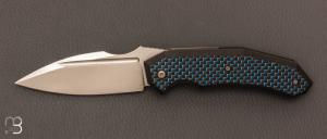 Speartak Small custom knife from GTKnives - Thomas Gony - Carbon fiber and D2