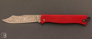 Douk-Douk Color red GM pocket knife by Cognet - New Version