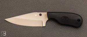 Spyderco Subway Bowie neck knife black - FB48PBK