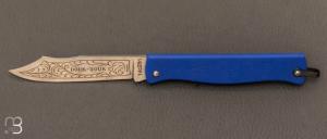 "Douk-Douk" pocket knife Color blue PM by Cognet - New Version