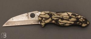 "Spyderco Canis custom"    Knife Kelly McCann design - C248CFP