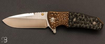 Couteau Persian Mini Spatha Flipper custom par Allen Elishewitz