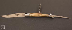 "Laguiole Berthier" Pocket Knife 12cm 3 pieces horn tip