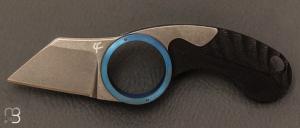 First Run "Blue Shark Claw" neck knife by Fred Perrin and Maxknives - FPGSPLTB