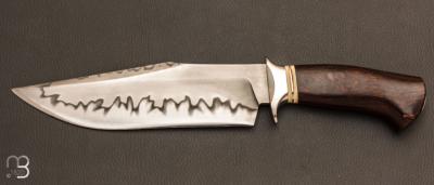 Ironwood and C105 steel fixed knife by Grégory Picard