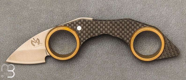 Brass Double neck knife by Max Knife