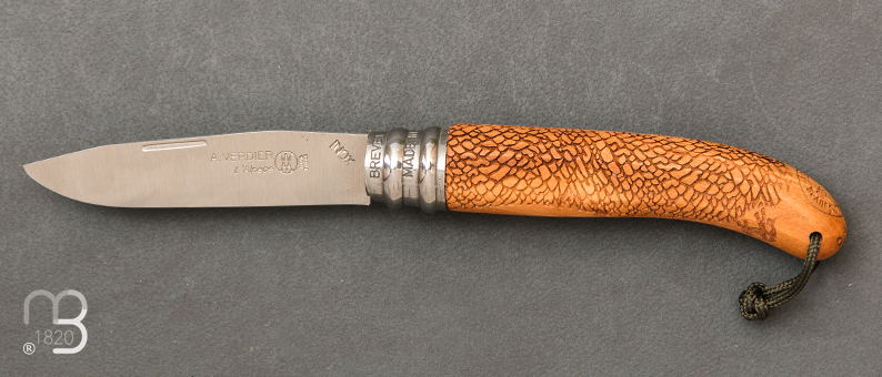 Alpage Wild Elephant Olive wood pocket knife