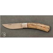 Small Berger Green stabilized wood handle