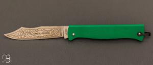 “Douk-Douk” pocket knife GM green Color by Cognet - New Version 