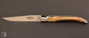 "Laguiole Berthier" pocket knife horn tip 13cm