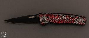 MC-004-015 Fusion VG-10 San-Maï folding knife black / red by MCUSTA - Limited Edition 2023