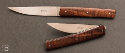 Duo of "Basic" table and pocket knives by Jean Pierre Martin