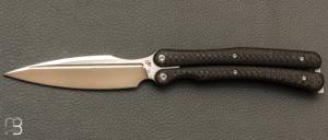 Balitac carbon fiber Collaboration knife with GTKnives - Limited edition