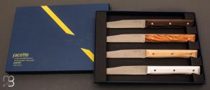 Box of 4 variegated Facette Opinel table knives