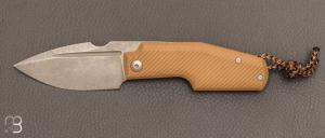 "Elementak" custom knife by GTKnives - Thomas Gony - G10 and RWL-34 stonewash