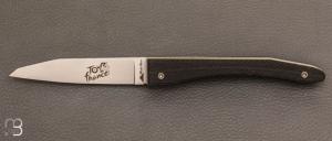 "Tour de France" folding knife by Charles Canon - PaperStone® handle