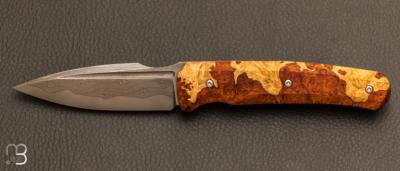 GTKnives Speartac Mini Custom Ironwood Knife - Thomas Gony