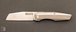 “ Vero Axon Frame – Lock ” knife by VERO ENGINEERING – Titanium and M390