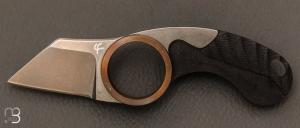 First Run "Brown Shark Claw" neck knife by Fred Perrin and Maxknives - FPGSPLTM