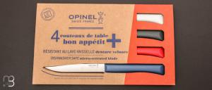 Set of 4 Opinel table knives Bon Appétit + Primo