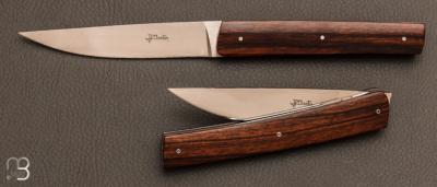 Duo of "Basic" table and pocket knives by Jean Pierre Martin