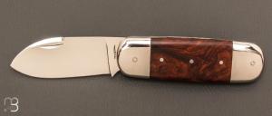  Custom “Bulldog” knife by Erwan Pincemin - Ironwood and N690Co blade