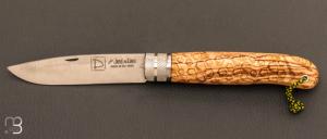 José Da Cruz "Décalé collection" pocket knife in olive wood - "NECTAR" model