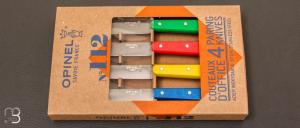 Box of 4 n°112 Opinel knives classic colours