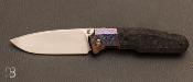 " Fif20 by CKF " ZircuTi and marble carbon fiber knife by CKF Knives and Philippe Jourget