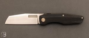  “ Vero Axon Liner Lock ” knife by VERO ENGINEERING - Carbon fiber and M390