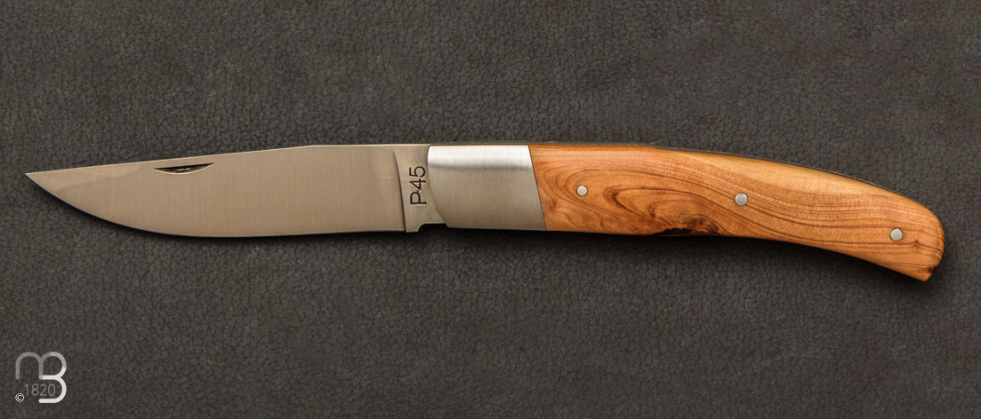 P45 knife juniper handle