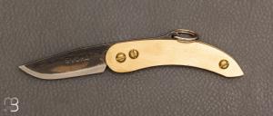 "Peasant Micro Brass" knife by Svord - New Zealand