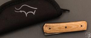 Couteau « Small Sanjo » par Guy Poggetti - Micarta et Elmax