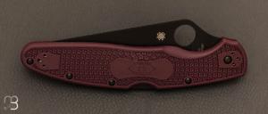   Couteau  " Police 4 Burgundy " SPRINT RUN 2024 par Spyderco - C07BGBKP4