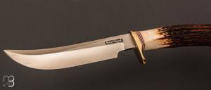 Couteau droit Randall N°4 - 6" "Big Game and Skinner" - Cerf Sambar