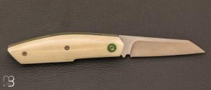   Couteau "  Front-flipper " custom par Queiros knives