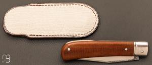   Couteau " Aspic " custom par Laurent Gaillard - Micarta Vintage et lame en 90mcv8