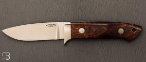    Couteau " Loveless Drop Point Design" par Shaun Bruwer - Ironwood et Bohler N690