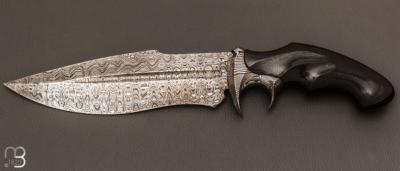   Couteau  "  Onca Sub hilt damas " de Samuel Lurquin