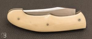 Couteau " Slipjoint " par Grégory Picard - Micarta et lame en RWL-34 