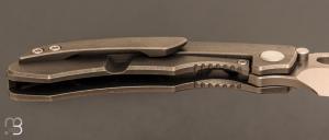    Couteau " EVO T #6 " par CKF Knives et Jon Sorensen Rotten Design - Titane et S90v 