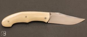 Couteau " Slipjoint " par Grégory Picard - Micarta et lame en RWL-34 