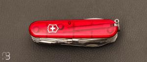 Couteau Suisse Victorinox Swisschamp Rouge Translucide